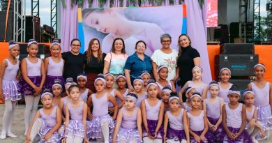 APESENTAÇÃO DO BALÉ, SAPATILHAS BRILHANTES EM PRAÇA PUBLICA TARDE ALEGRE COM MUITAS BRINCADEIRAS NAS FESTIVIDADES DOS FESTEJOS DA NOSSA PADROEIRA SANTA CRUZ.10/09/2025.
