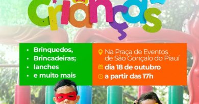 SÃO GONÇALO DO PIAUÍ SE PREPARA PARA O DIA DAS CRIANÇAS MAIS DIVERTIDO DO ANO