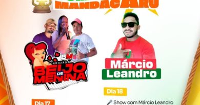 PREFEITURA DE SÃO GONÇALO DO PIAUÍ DIVULGA PROGRAMAÇÃO DOS FESTEJOS DA COMUNIDADE MANDACARU
