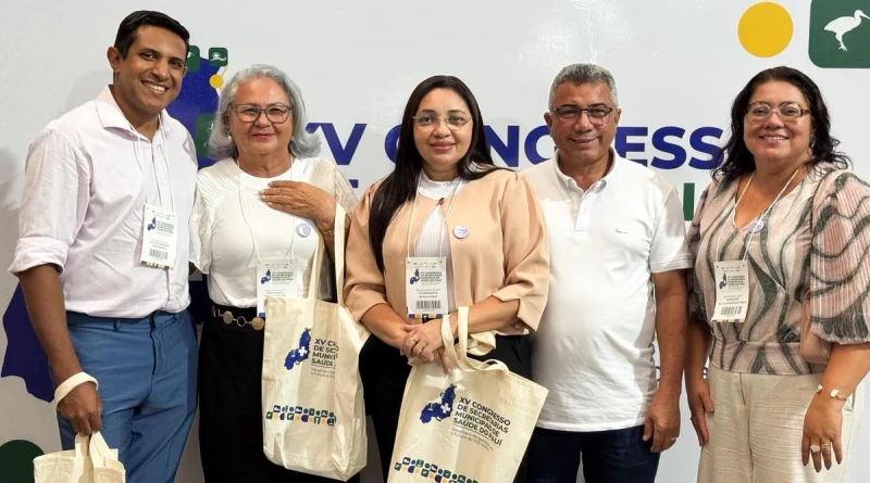São Gonçalo do Piauí participa de congresso de saúde em Teresina