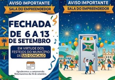 AVISO IMPORTANTE – SALA DO EMPREENDEDOR