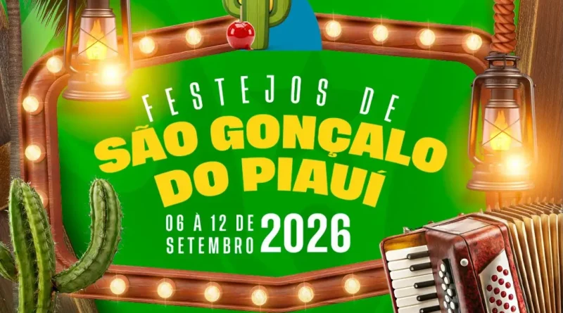 São Gonçalo do Piauí se prepara para os tradicionais festejos de 2026; veja a programação